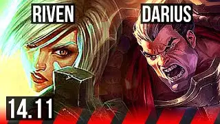 RIVEN vs DARIUS (TOP) | Legendary, 9/2/5, 700+ games | EUW Master | 14.11