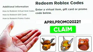 +5 *NEW* Roblox PROMO CODES IN 2022! All Free ROBUX Items in April |  All Free Items on Roblox