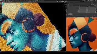 Convert Images to Stylized Paintings By Geometry Nodes