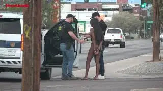 Phoenix Police kidnap a woman off the public sidewalk