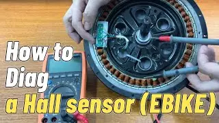 How to Diagnose a Hall sensor in a Brushless hub motor | Step by Step instructions