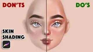 DO's & DON'Ts of Skin Shading | Procreate Tutorial