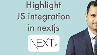 Highlight JS with React and NextJS web appliction | highlight code in HTML pages