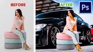 How to Change Background in Photoshop | Photoshop Tutorial in Telugu | Easy Tutorial