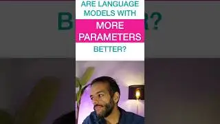 Are language models with more parameters better? #shorts #chatgpt