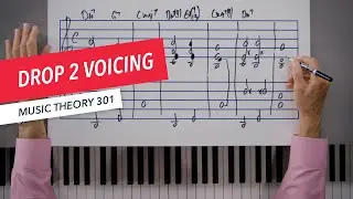 Music Theory: Drop 2 Voicing | Chord Progressions | Jazz | Berklee Online