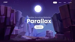 Parallax Scrolling Website | How To Make Animated Parallax Website Using HTML CSS & JavaScript