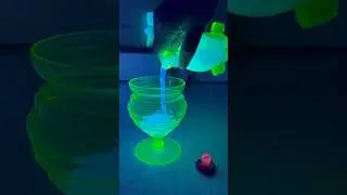 URANIUM GLASS NUKA COLA BOTTLE