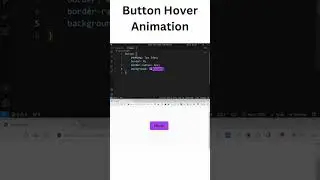 Button Hover Animation HTML & CSS 