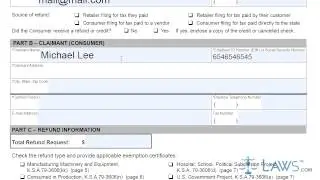 Form ST 21 Sales and Use Tax Refund Application