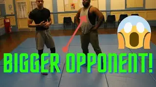 AN EASY TAKEDOWN against BIGGER OPPONENTS