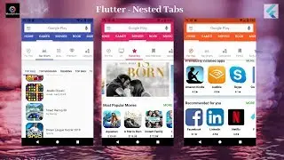 Flutter Tutorials - Flutter NestedTabs