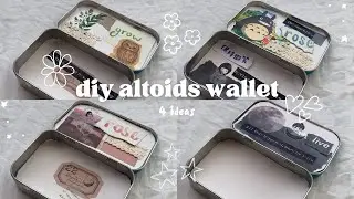 altoids wallet 🍡🧚🏻 4 diy altoids wallet ideas