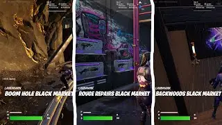 All Black Market Locations in Fortnite season 2
