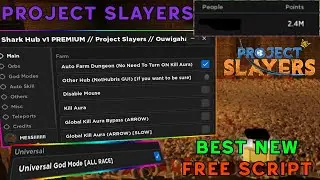 PROJECT SLAYERS NEW BEST DUNGEON SCRIPT/HACK [ UNIVERSAL FULLY GODMODE , OP KILLAURA , INF DUNGEON.]