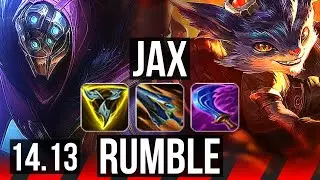 JAX vs RUMBLE (TOP) | 67% winrate, 10/3/10 | NA Challenger | 14.13