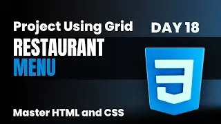 Creating a Restaurant Menu Website Using CSS Grid ✅  Step-by-Step Tutorial #cssgrid#html