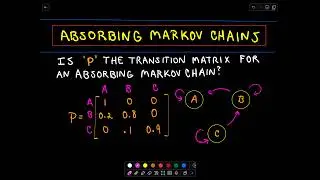 Markov Chains - Part 7 - Absorbing Markov Chains and Absorbing States