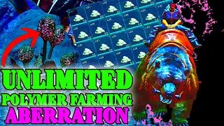 UNLIMITED POLYMER FARM on Aberration in Ark Survival Ascended! How To Farm 100000s of Polymer in 10s