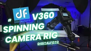 DF DIGITALFOTO V360 360° Spinning Camera Rig Video Rotating Platform  Real Use Video Gather