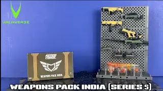 Valaverse Action Force Weapons Pack INDIA (Series 5) Review