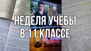 031. НЕДЕЛЯ УЧЕБЫ | будни одиннадцатиклассницы | школа | подготовка к егэ | утро перед школой