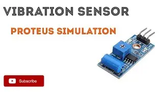 Vibration sensor Arduino Simulation using Proteus