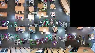 Test 4. DeepSort multi-camera tracking