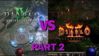 Diablo 4 vs. Diablo 2 - Part 2. Kurast Bazaar Comparison