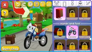 Motorcycle Outfit Wheel of Fortune - Super Bear Adventure Gameplay Walkthrough