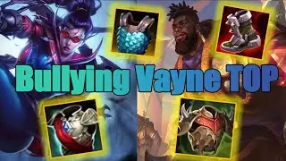 Bullying a Vayne top lane as K'Sante