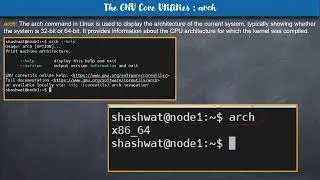 Linux Commands Unveiled: #date, #uname, #hostname, #hostid, #arch, #nproc