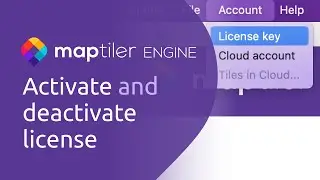 Activate and deactivate licence | MapTiler Engine