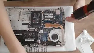 Replacing My Laptop's Thermal Paste (Timelapse)