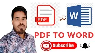 PDF থেকে Word বাংলা কনভার্ট করুন মাত্র ১ মিনিটে | PDF to Word Converter in Bangla 06-09-2024