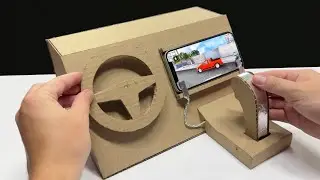 INCRÍVEIS SIMULADOR PARA JOGOS DE CELULAR FEITOS COM PAPELÃO