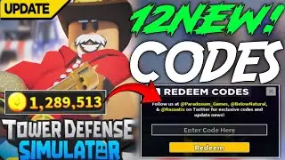 HURRY UP 💥 TOWER DEFENSE SIMULATOR ROBLOX CODES 2024 - TDS CODES 2024