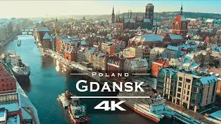 Gdansk, Poland 🇵🇱 - by drone [4K]