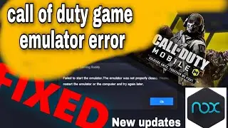 call of duty mobile restricted area error, Nox player new updates for call of duty.
