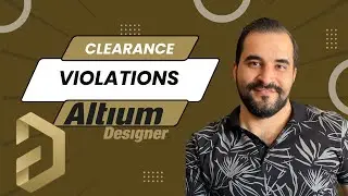 Clearance violations- Altium Designer