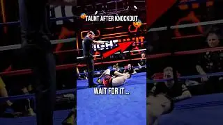 Brutal Taunt After Knockout 🔥