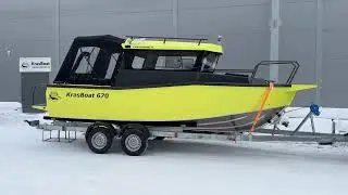 самый ЯДОВИТЫЙ катер на воде KrasBoat 670 HT !!! Цена менее 2 млн руб