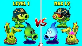 PvZ2 Discovey - Every New Plant Level1 vs Level Max vs Max Mastery (V10.3.1)