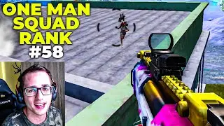 +7300 PUAN OLDUM ! ONE MAN SQUAD RANK 58. BÖLÜM - PUBG MOBILE