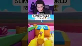 The FIRST Fall Guys Slime Run World Record!! 😱 #shorts