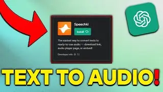 How To Use Speechki ChatGPT (Generate Audio!)