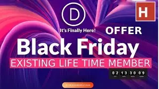 Divi 4 black friday offer 2019 for existing Lifetime members || DIVI 4 BLACK FRIDAY OFFER