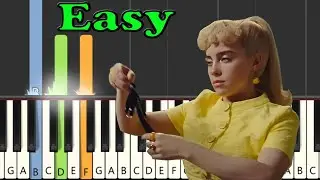 What Was I Made For ? – Billie Eilish — Piano tutorial