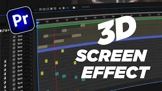 How to create a Basic 3D Screen Effect in Premiere pro.