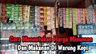 Warung kopi sederhana | Sharing Yuk | Cara Menentukan Harga Minuman & Makanan Di Warkop